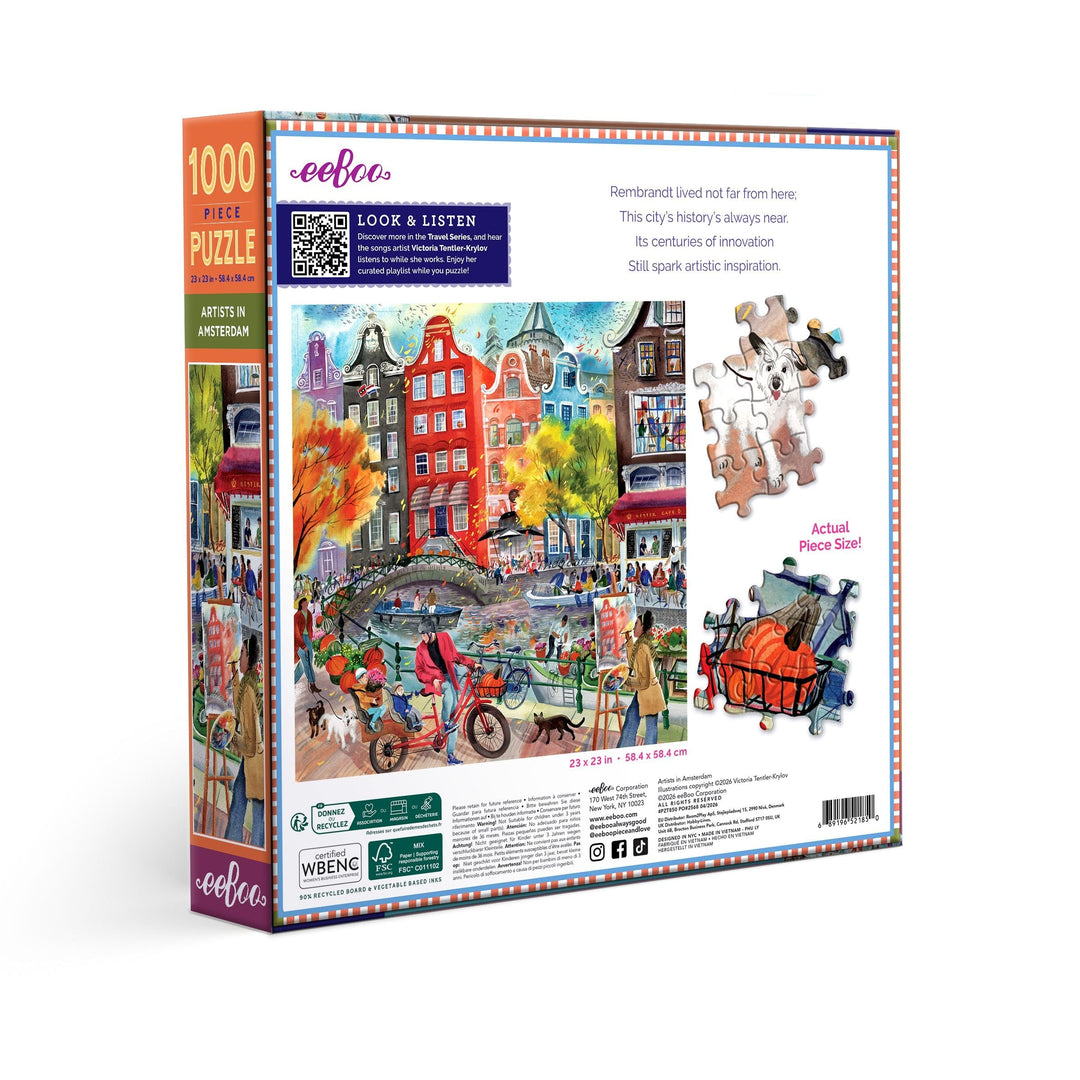 eeBoo Artists in Amsterdam puzzel details