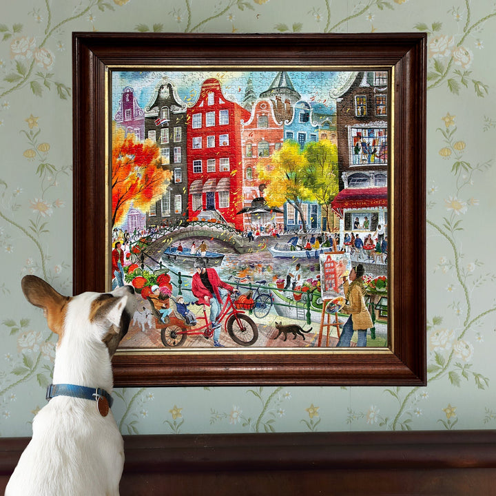 Artists in Amsterdam illustratie van Victoria Tentler-Krylov