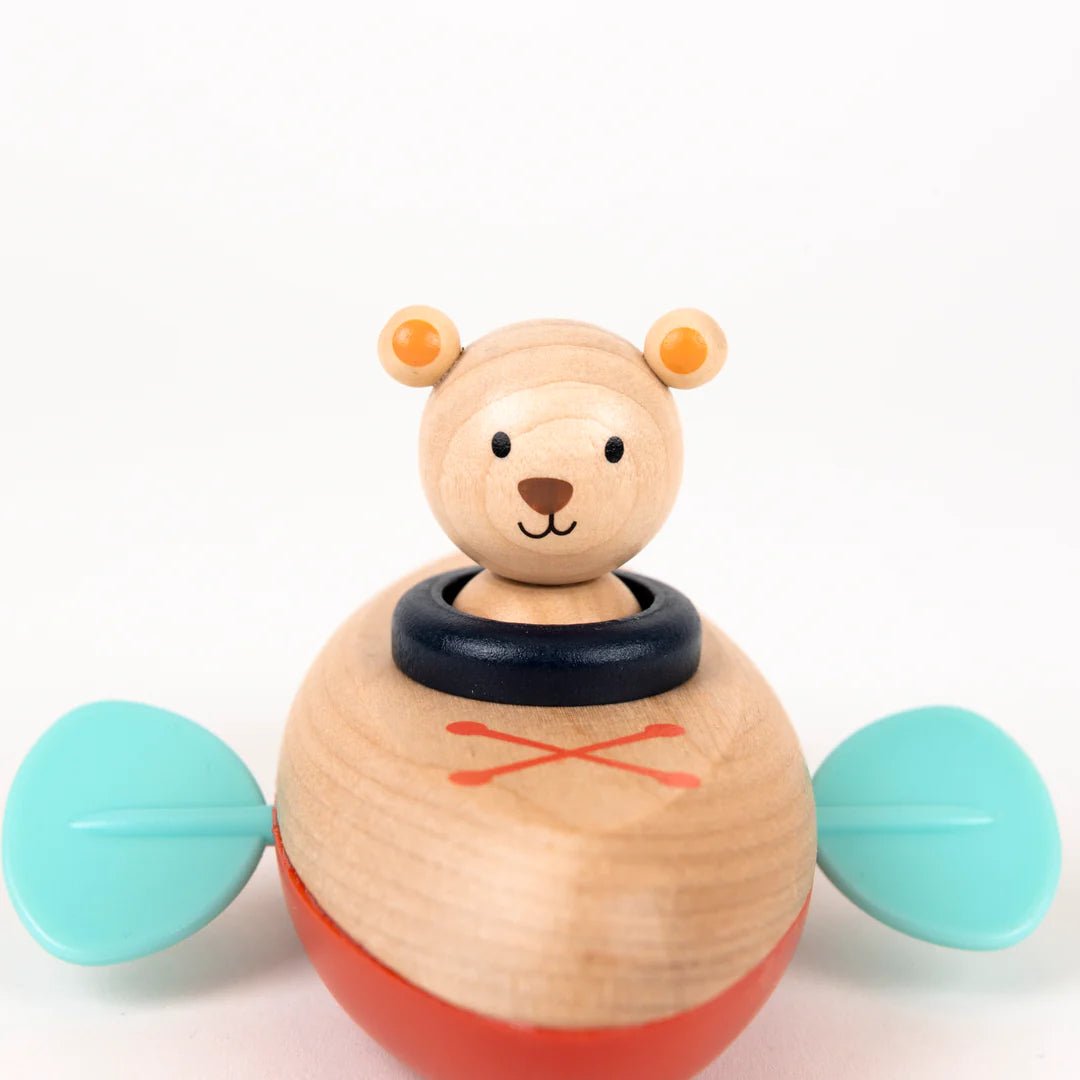 Egmont Toys Houten Opwindbaar Badspeeltje Beer 13 cm - Kleine Eland