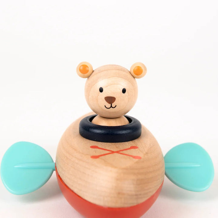 Egmont Toys Houten Opwindbaar Badspeeltje Beer 13 cm - Kleine Eland
