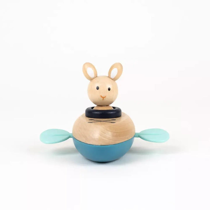 Egmont Toys houten opwindbaar badspeeltje konijn – 13 cm – 2+ - Kleine Eland