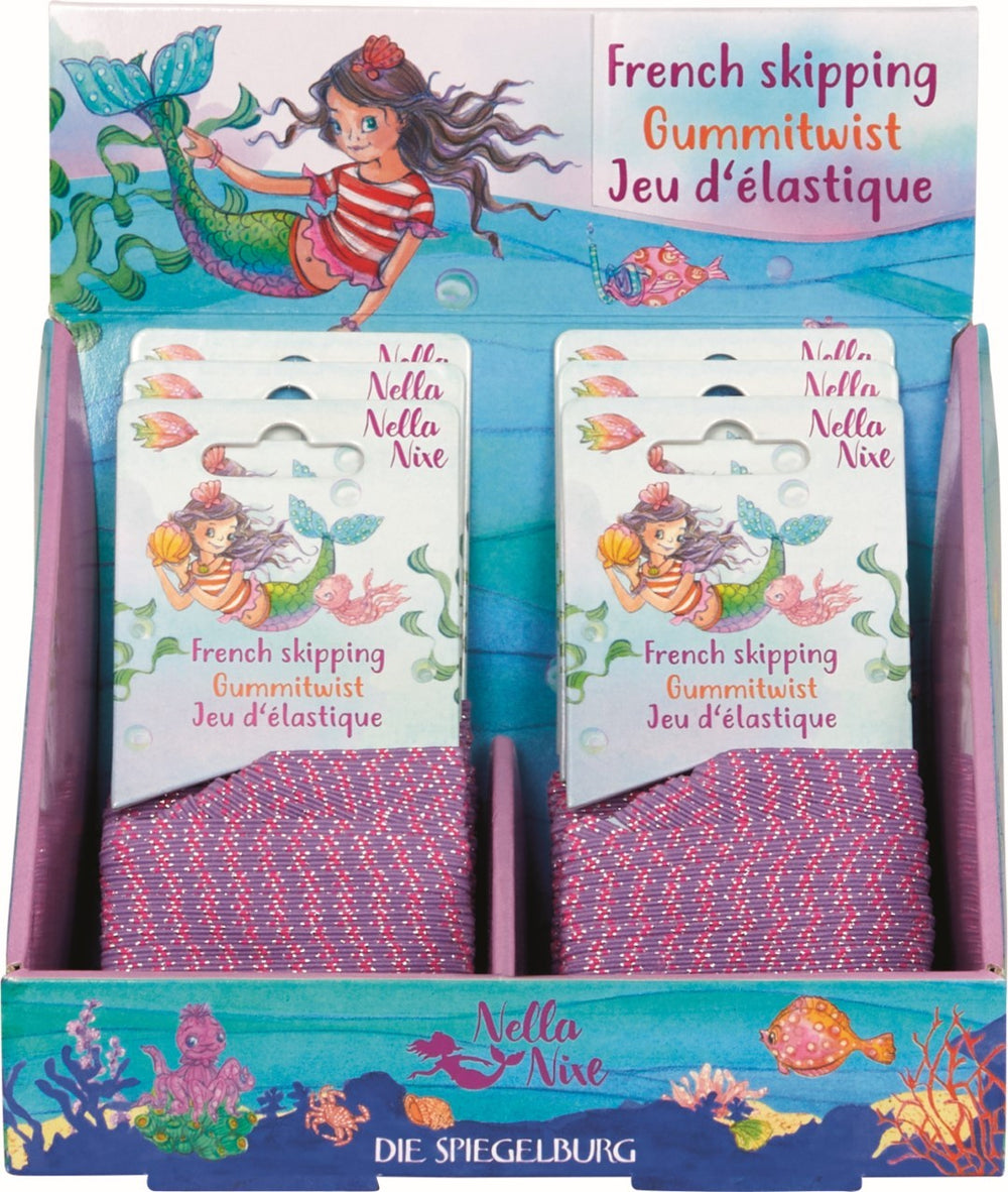 Nella Nixe-elastiekenspel in toonbankdisplay