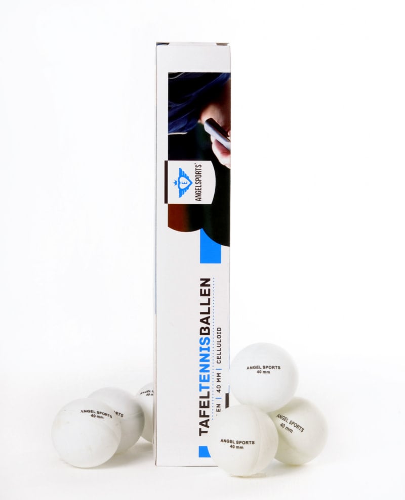 Engelhart | Tafeltennis | Pingpongballen | ABS | 6 stuks | 40 mm - Kleine Eland