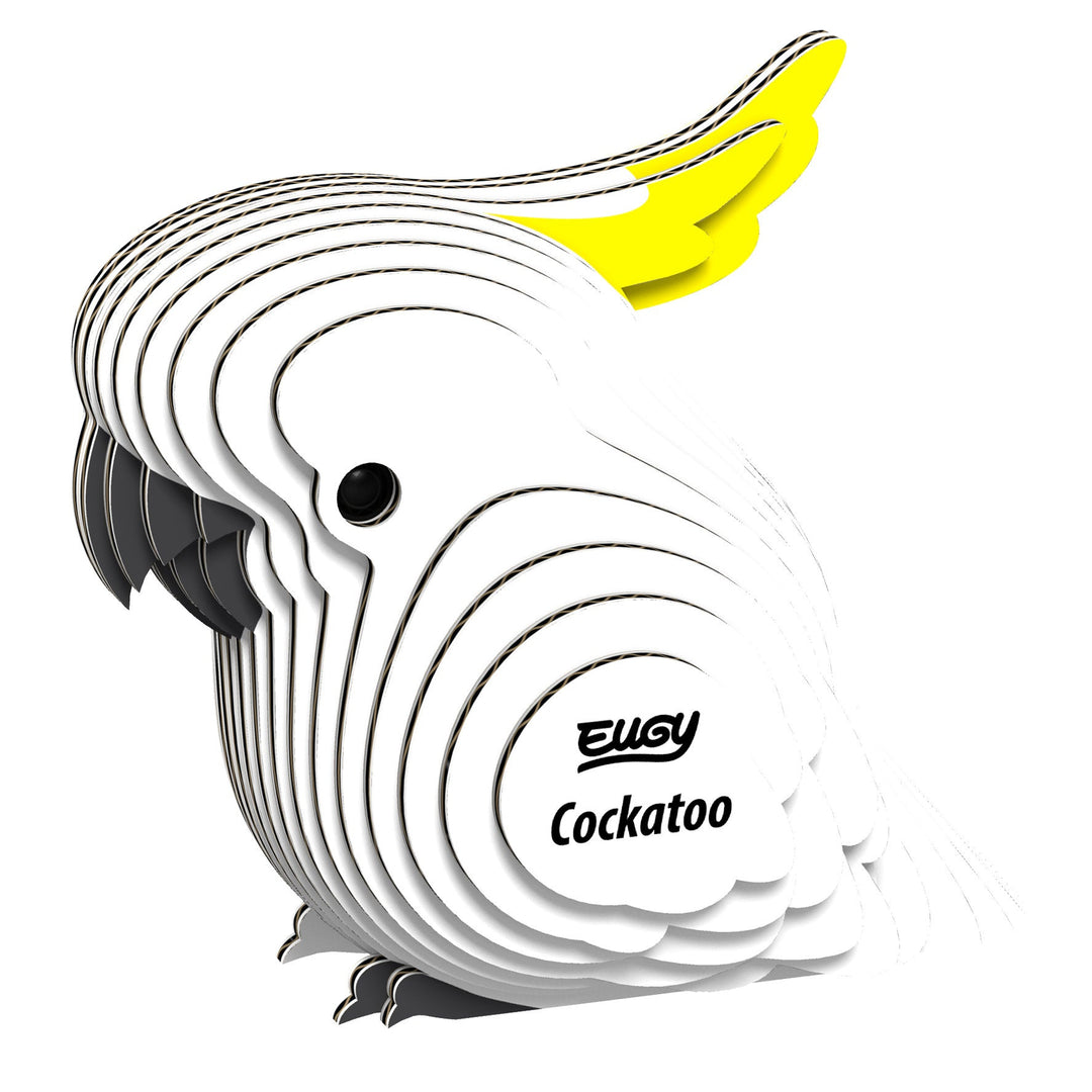 Eugy | 3D Cardboard Model Kit | Bird Life | Kaketoe | 6+ - Kleine Eland