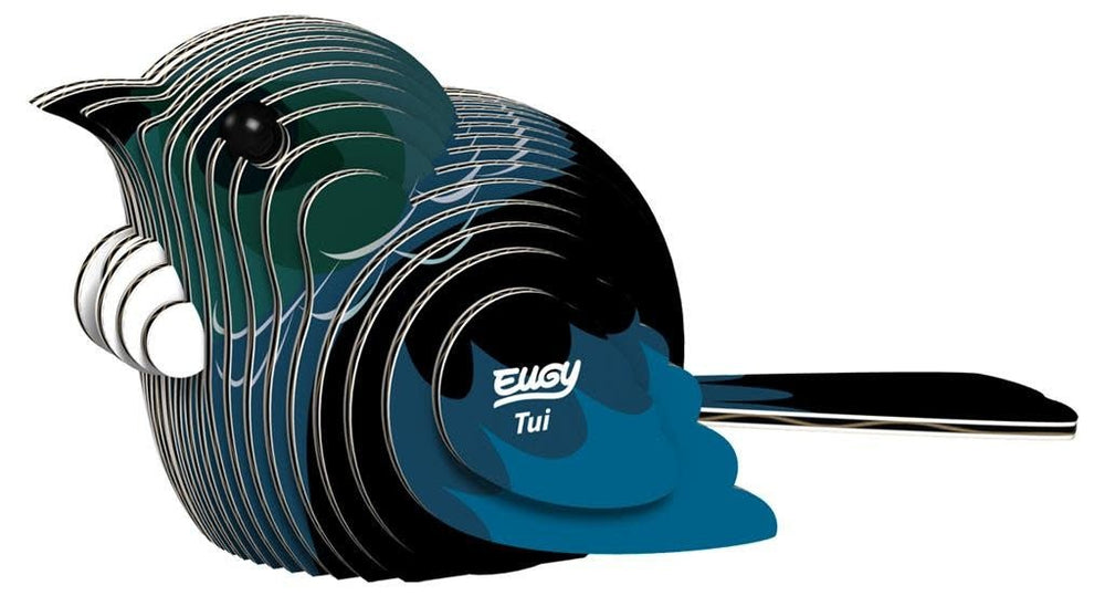 Eugy | 3D Cardboard Model Kit | Bird Life | Tui | 6+ - Kleine Eland