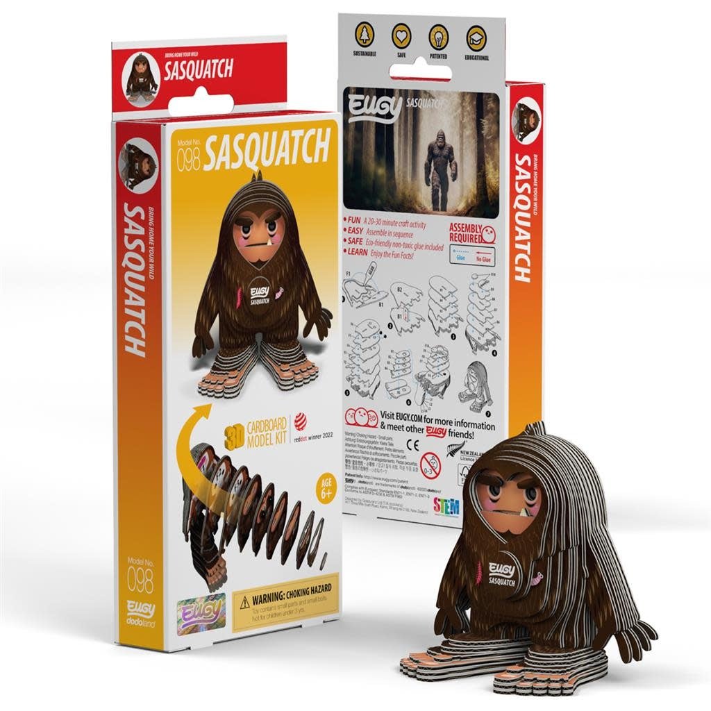 Eugy | 3D Cardboard Model Kit | Fantasy | Bigfoot | 6+ - Kleine Eland
