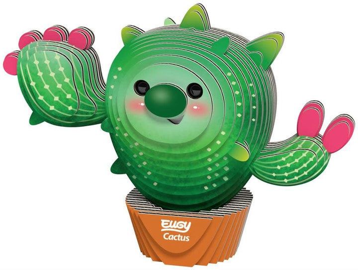 Eugy | 3D Cardboard Model Kit | Fantasy | Cactus | 6+ - Kleine Eland