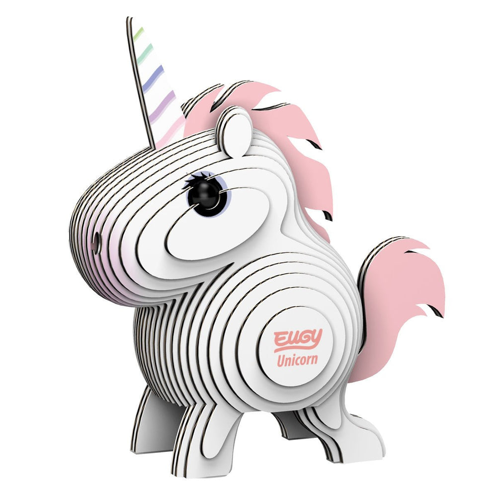 Eugy | 3D Cardboard Model Kit | Fantasy | Eenhoorn | 6+ - Kleine Eland