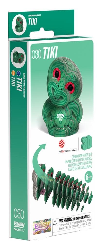 Eugy | 3D Cardboard Model Kit | Fantasy | Tiki | 6+ - Kleine Eland