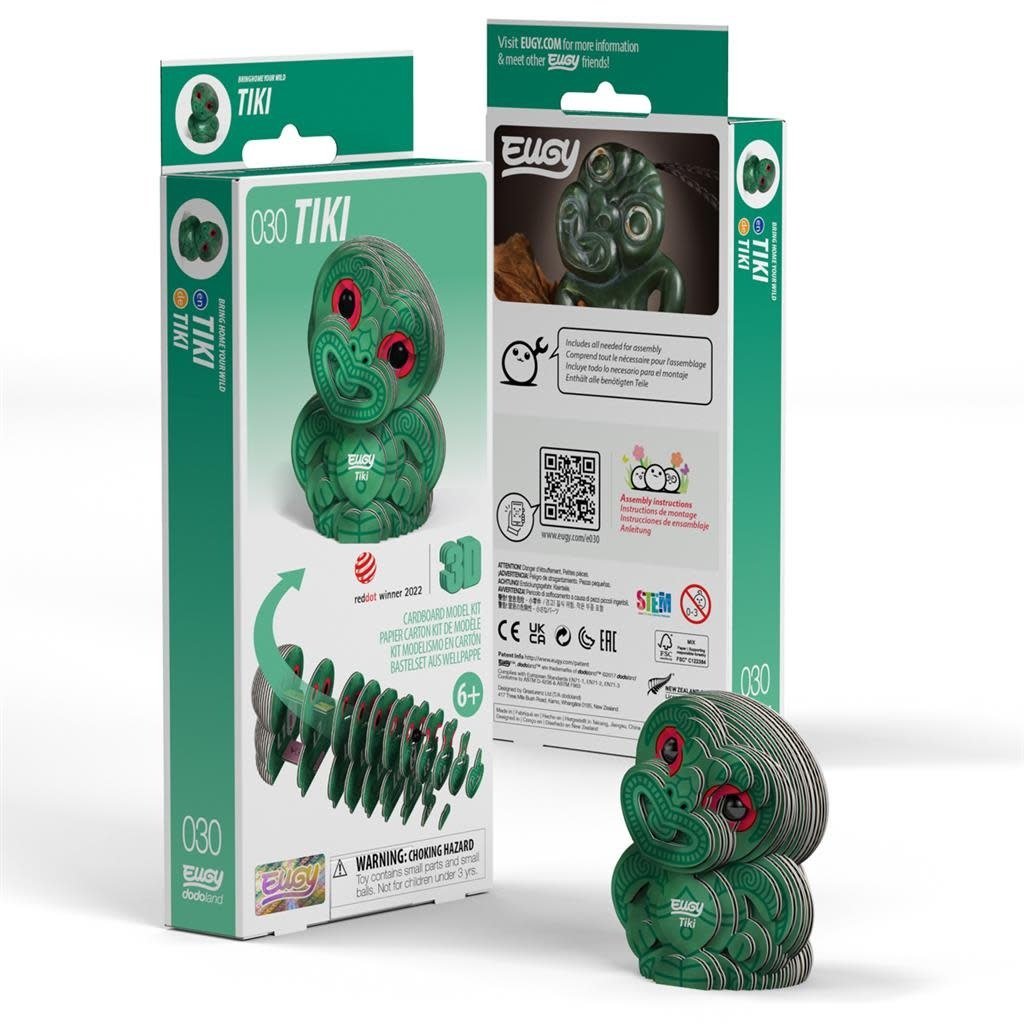 Eugy | 3D Cardboard Model Kit | Fantasy | Tiki | 6+ - Kleine Eland