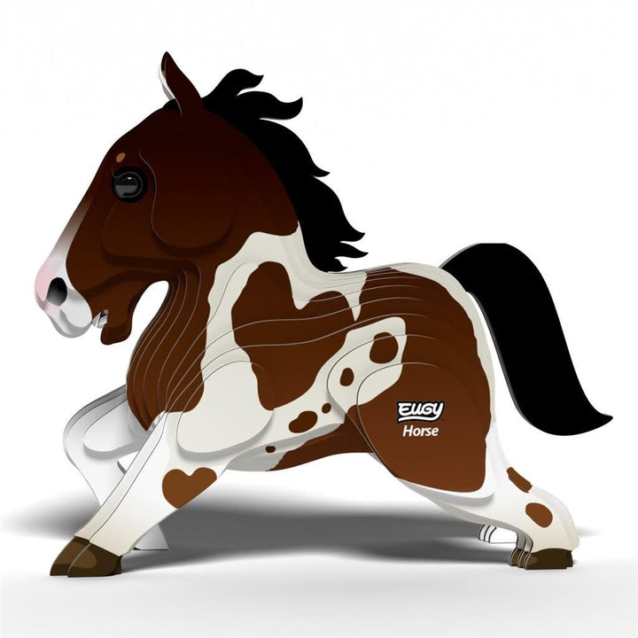 Eugy | 3D Cardboard Model Kit | Farm Life | Paard | 6+ - Kleine Eland