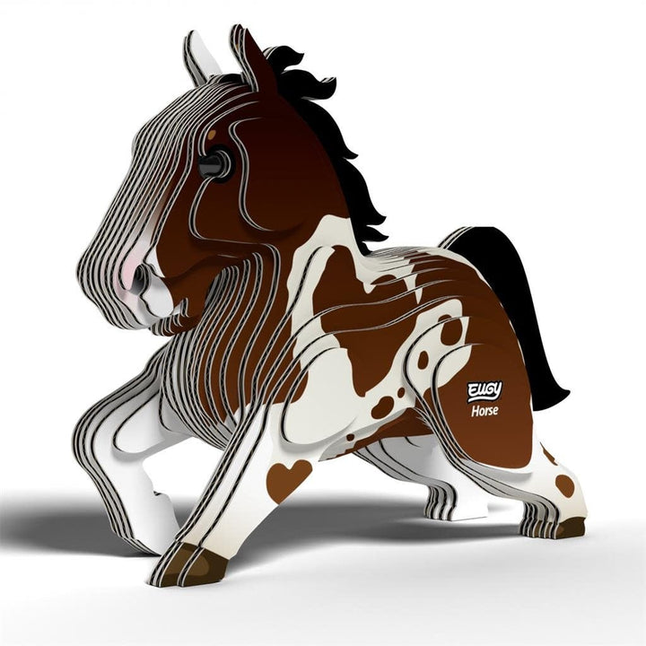 Eugy | 3D Cardboard Model Kit | Farm Life | Paard | 6+ - Kleine Eland