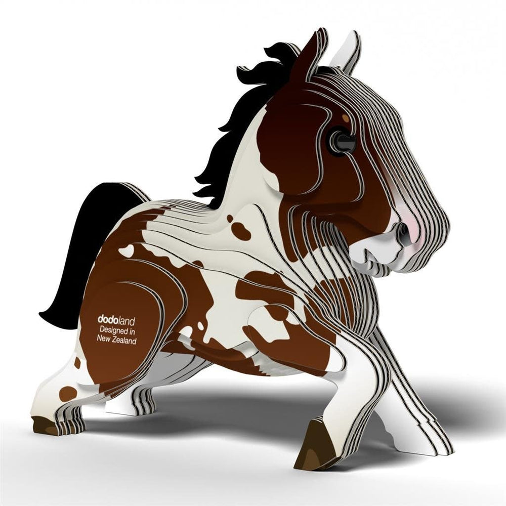 Eugy | 3D Cardboard Model Kit | Farm Life | Paard | 6+ - Kleine Eland