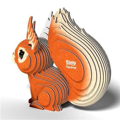 Eugy | 3D Cardboard Model Kit | Forest Life | Eekhoorn | 6+ - Kleine Eland