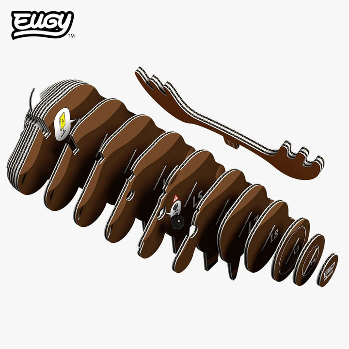Eugy | 3D Cardboard Model Kit | Forest Life | Eland | 27 stukjes | 6+ - Kleine Eland