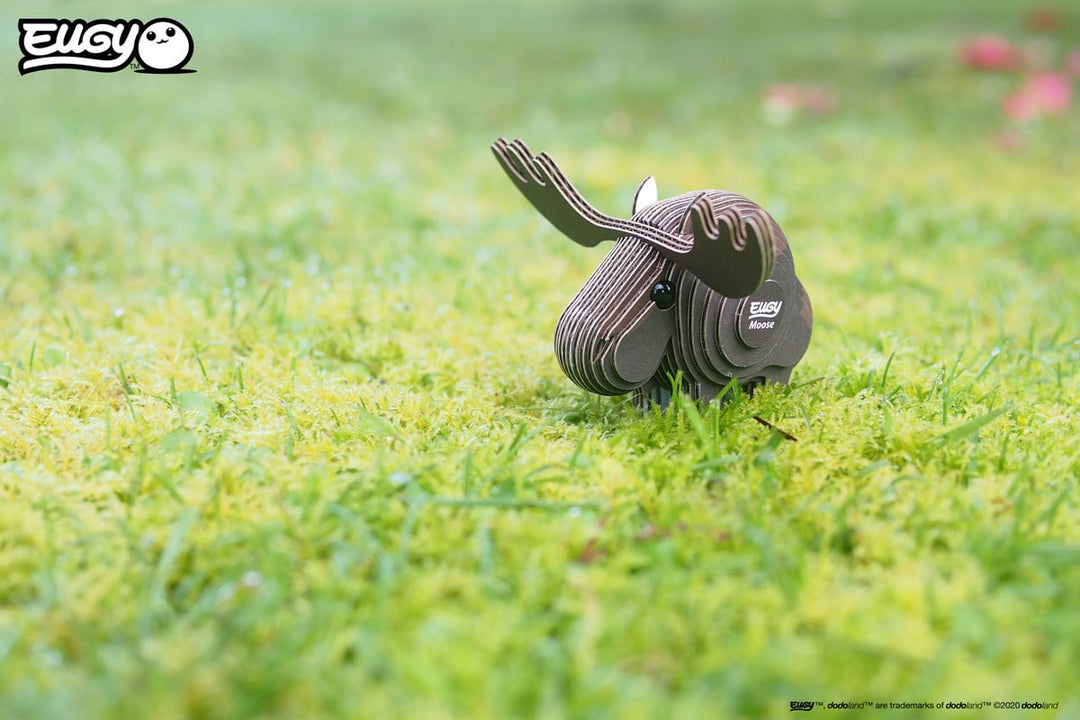 Eugy | 3D Cardboard Model Kit | Forest Life | Eland 6+ - Kleine Eland