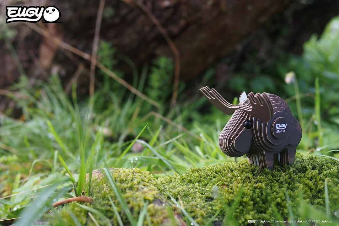 Eugy | 3D Cardboard Model Kit | Forest Life | Eland 6+ - Kleine Eland