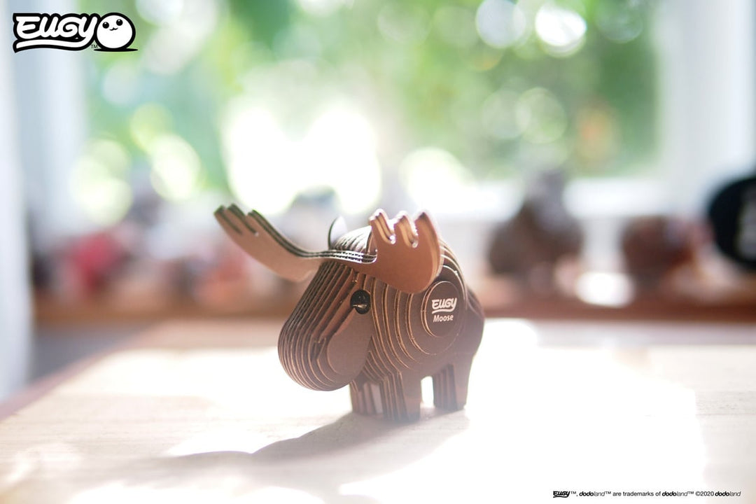 Eugy | 3D Cardboard Model Kit | Forest Life | Eland 6+ - Kleine Eland