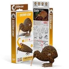 Eugy | 3D Cardboard Model Kit | Forest Life | Kiwi | 6+ - Kleine Eland