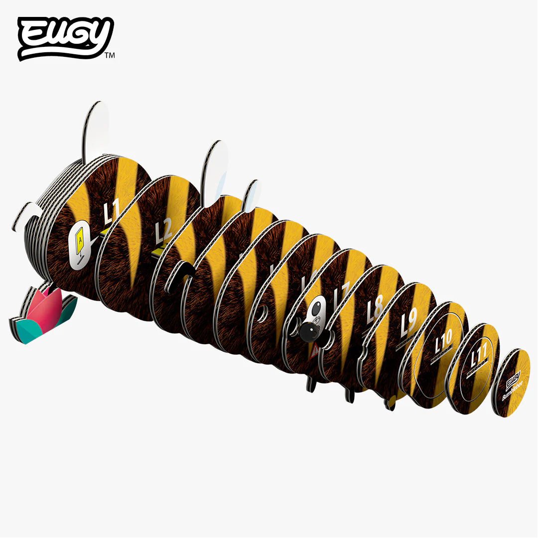 Eugy | 3D Cardboard Model Kit | Insect Life | Hommel | 27 stukjes | 6+ - Kleine Eland