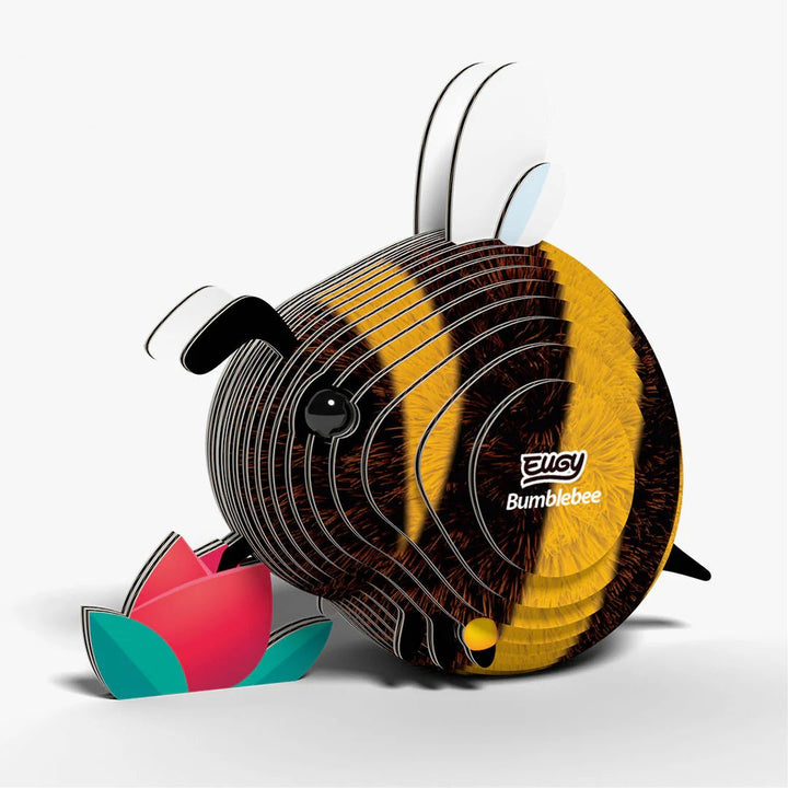 Eugy | 3D Cardboard Model Kit | Insect Life | Hommel | 27 stukjes | 6+ - Kleine Eland