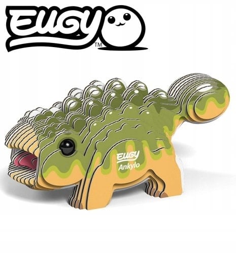 Eugy | 3D Cardboard Model Kit | Prehistoric Life | Ankylo | 6+ - Kleine Eland