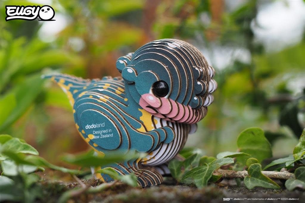 Eugy | 3D Cardboard Model Kit | Prehistoric Life | Pachycephalosaurus | 6+ - Kleine Eland