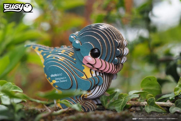 Eugy | 3D Cardboard Model Kit | Prehistoric Life | Pachycephalosaurus | 6+ - Kleine Eland