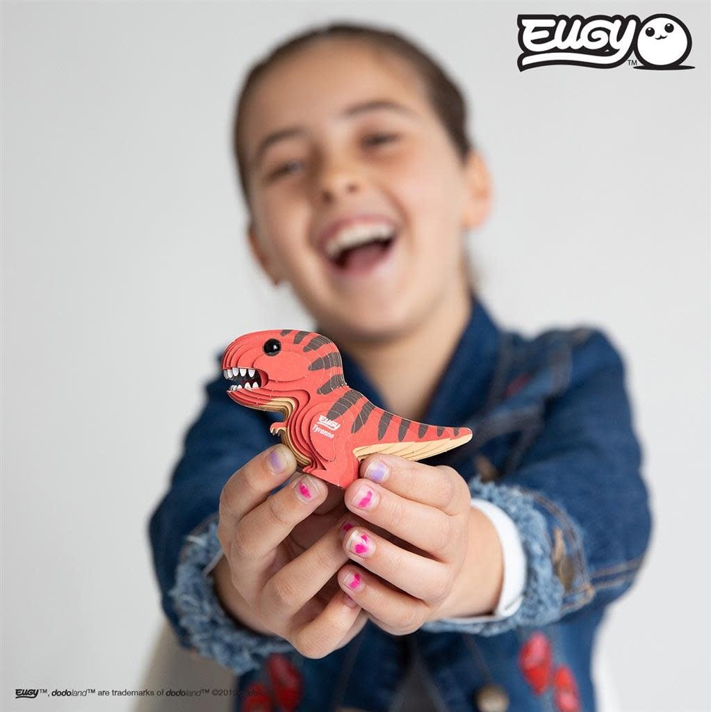 Eugy | 3D Cardboard Model Kit | Prehistoric Life | Tyranno | 6+ - Kleine Eland