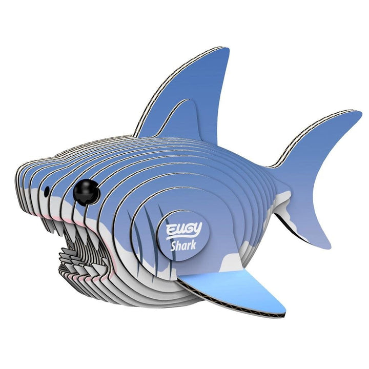 Eugy | 3D Cardboard Model Kit | Sea Life | Haai | 6+ - Kleine Eland