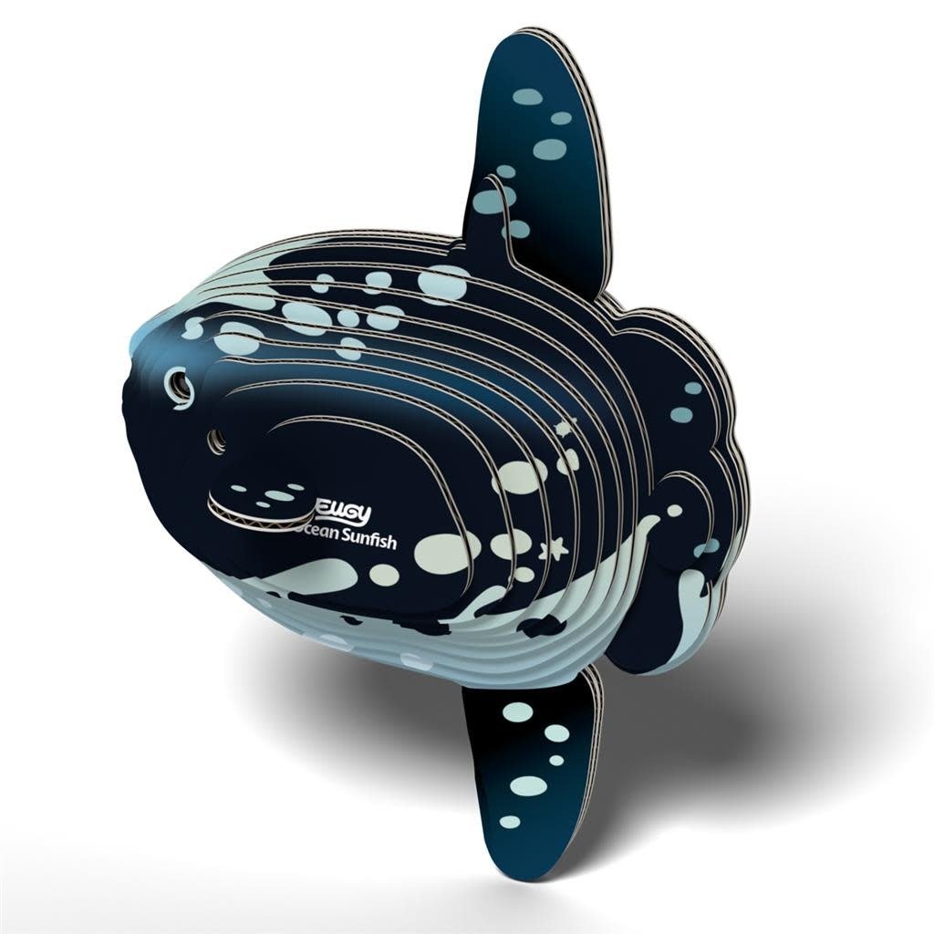 Eugy | 3D Cardboard Model Kit | Sea Life | Mola Mola | Ocean Sunfish - Maanvis | 6+ - Kleine Eland