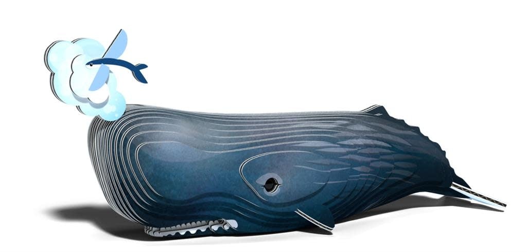 Eugy | 3D Cardboard Model Kit | Sea Life | Potvis | 6+ - Kleine Eland