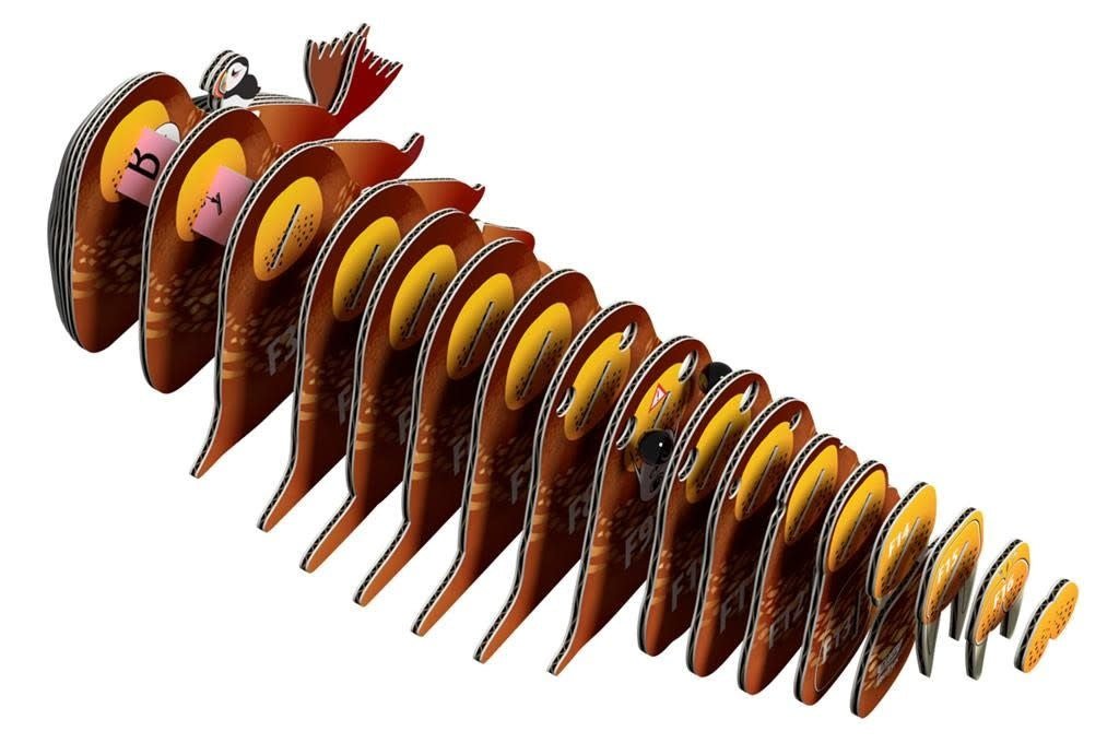 Eugy | 3D Cardboard Model Kit | Sea Life | Walrus | 6+ - Kleine Eland