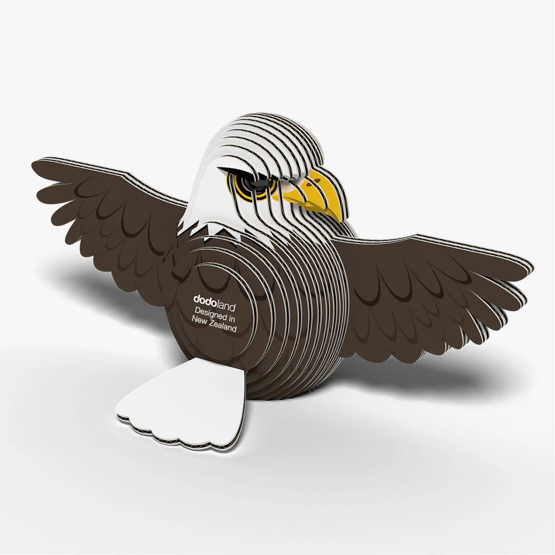 Eugy | 3D Cardboard Model Kit | Wild Life | Adelaar | 25 stukjes | 6+ - Kleine Eland
