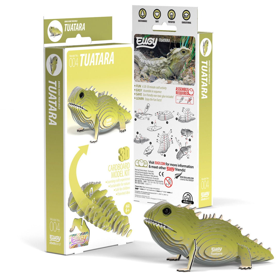 Eugy | 3D Cardboard Model Kit | Wild Life | Brughagedis | 6+ - Kleine Eland