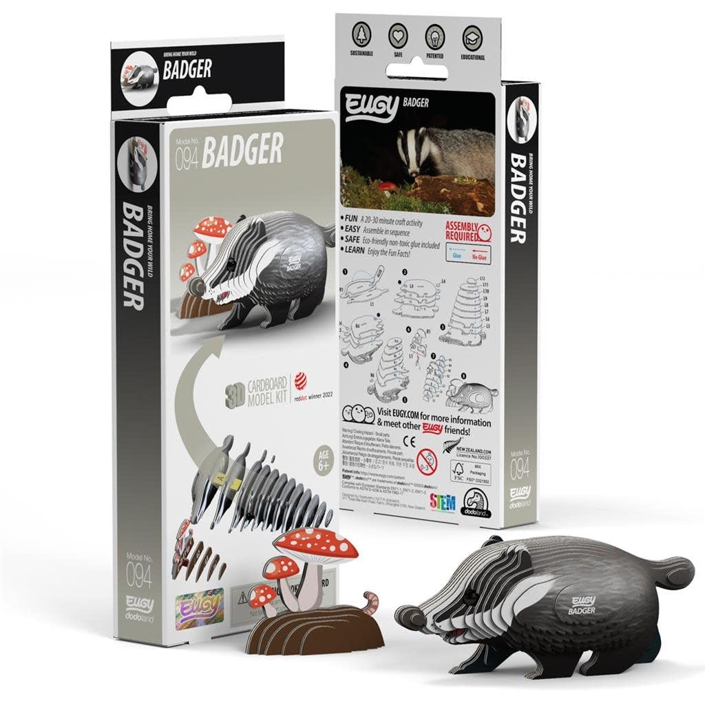 Eugy | 3D Cardboard Model Kit | Wild Life | Das | 6+ - Kleine Eland