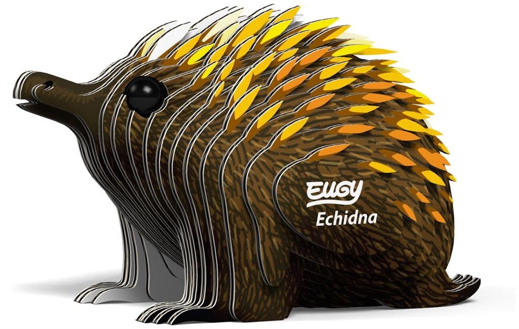 Eugy | 3D Cardboard Model Kit | Wild Life | Echydna - Mierenegel | 6+ - Kleine Eland