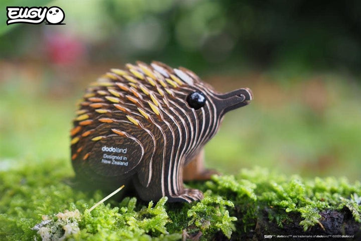 Eugy | 3D Cardboard Model Kit | Wild Life | Echydna - Mierenegel | 6+ - Kleine Eland