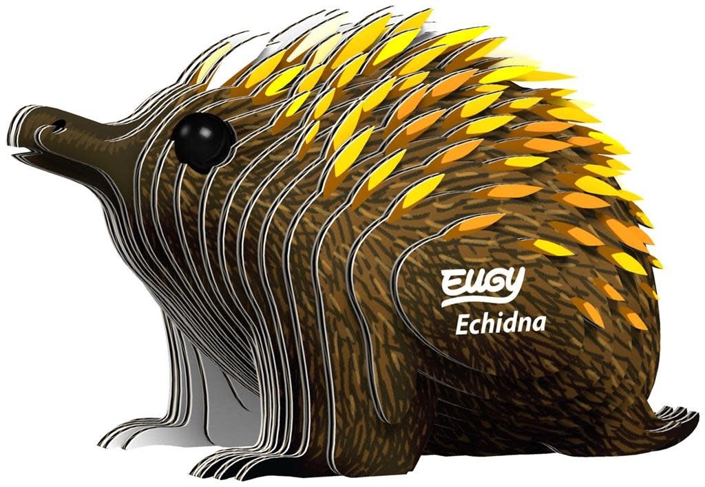 Eugy | 3D Cardboard Model Kit | Wild Life | Echydna - Mierenegel | 6+ - Kleine Eland