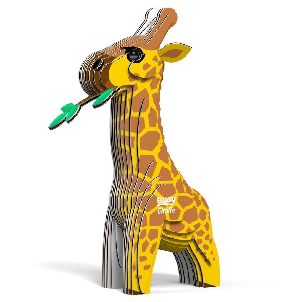 Eugy | 3D Cardboard Model Kit | Wild Life | Giraffe | 6+ - Kleine Eland