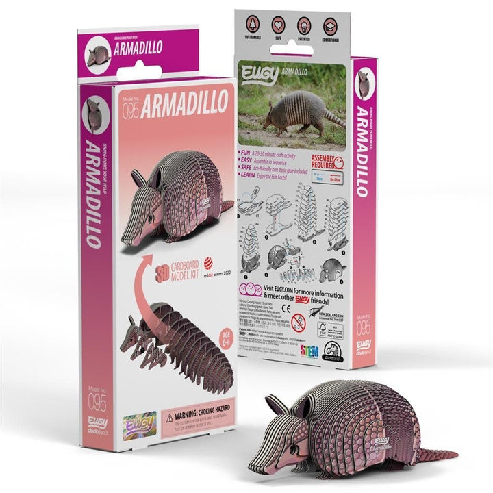 Eugy | 3D Cardboard Model Kit | Wild Life | Gordeldier | 6+ - Kleine Eland