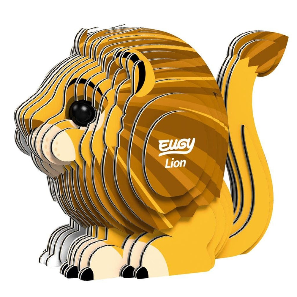 Eugy | 3D Cardboard Model Kit | Wild Life | Leeuw | 6+ - Kleine Eland