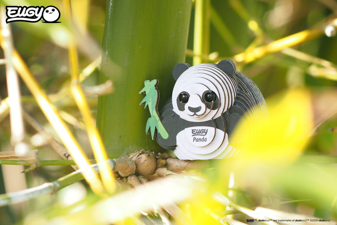 Eugy | 3D Cardboard Model Kit | Wild Life | Panda | 6+ - Kleine Eland
