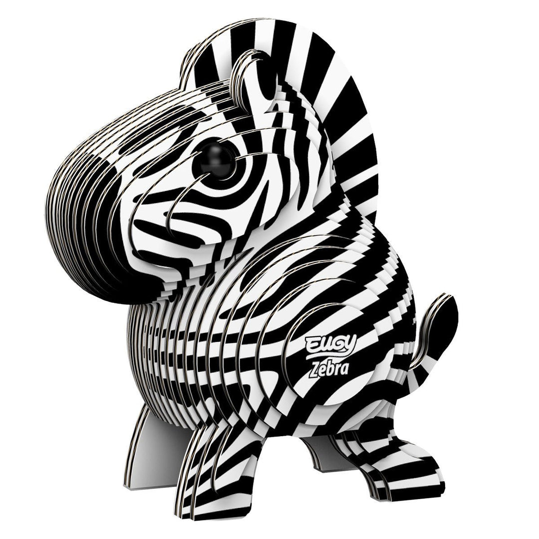 Eugy | 3D Cardboard Model Kit | Wild Life | Zebra | 6+ - Kleine Eland