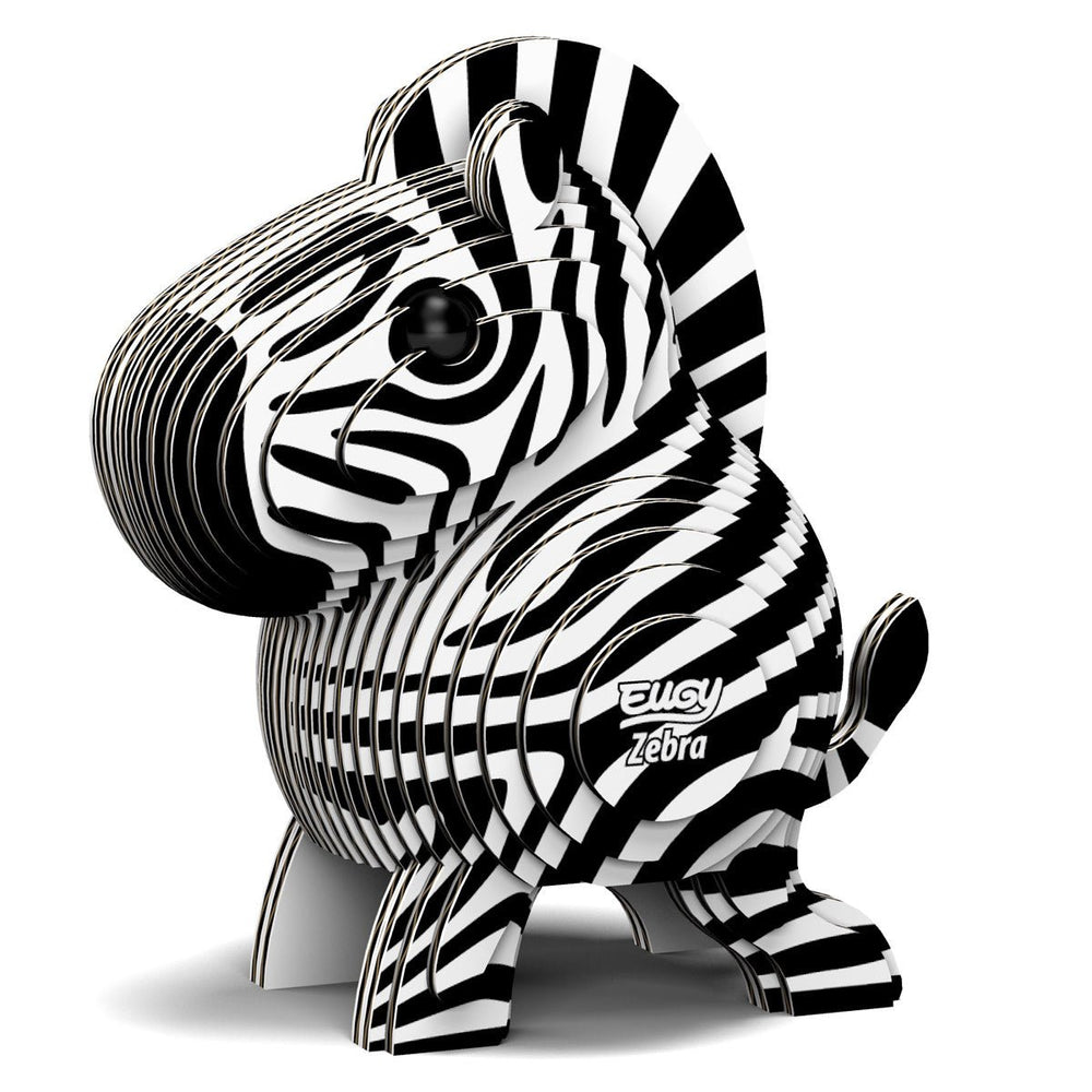 Eugy | 3D Cardboard Model Kit | Wild Life | Zebra | 6+ - Kleine Eland