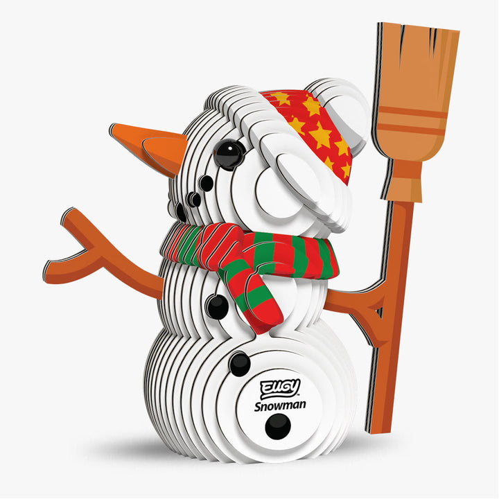Eugy 3D Cardboard Model Kit Sneeuwman