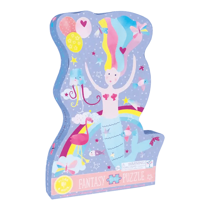 Floss &amp; Rock | Jigsaw Puzzle in Shaped Box | 40 delig | Fantasy | 3+ - Kleine Eland