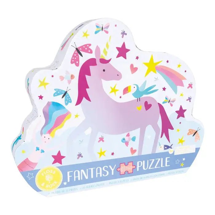 Floss & Rock | Jigsaw Puzzle in Shaped Box | 80 delig | Fantasy | 5+ - Kleine Eland