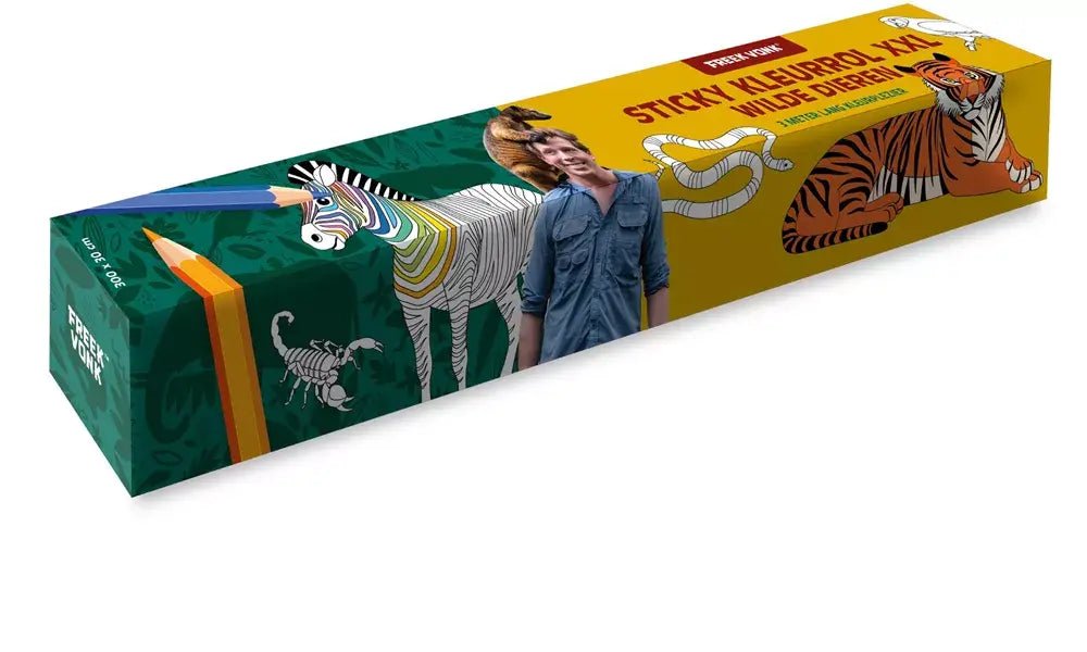 Freek Vonk | Sticky Kleurrol | Wilde Dieren | 3+ - Kleine Eland