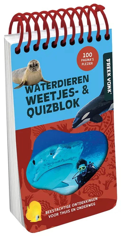 Freek Vonk | Weetjes - & quizblok | Waterdieren | 6+ - Kleine Eland